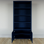 Книжный Стеллаж Elsa Dreams Blue с задней стенкой варинант исполнения - 4 | Loft Concept в Брянске