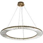 Кольцевая люстра с хрустальным декором Maude Crystal Chandelier варинант исполнения - 4 | Loft Concept в Брянске