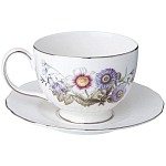 Чайный сервиз из фарфора с рисунком цветов на 6 персон 14 предметов Garden Whisper Porcelain Set  варинант исполнения - 3 | Loft Concept в Брянске