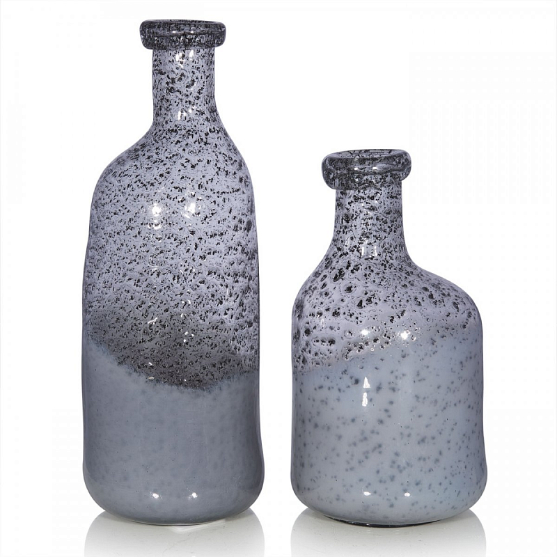Ваза Glass Lava Серый (Gray) Ваза Glass Lava Серый (Gray) в Брянске | Loft Concept