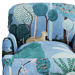 Дизайнерское классической формы на колесиках Trumann Armchair варинант исполнения - 4 | Loft Concept в Брянске