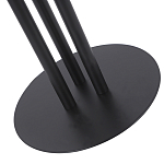 Настольная лампа с тремя прозрачными куполообразными плафонами и черным металлическим основанием Flos Wireline Lighting варинант исполнения - 2 | Loft Concept в Брянске