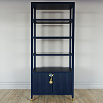 Стеллаж со стеклянными полками Elsa Dreams Blue варинант исполнения - 6 | Loft Concept в Брянске