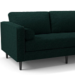 Мебельная ткань Шенилл темно-зеленый цвет 138 см T4-36 варинант исполнения - 10 | Loft Concept в Брянске