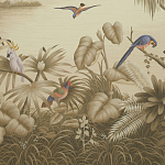 Обои ручная роспись Le Brésil Amarelo Sepia варинант исполнения - 1 | Loft Concept в Брянске