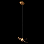 Подвесной светильник с прозрачной стеклянной птичкой Serip Voa варинант исполнения - 3 | Loft Concept в Брянске