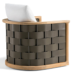 Дизайнерское уличное кресло из массива дерева с плетеной спинкой PALINFRASCA Armchair варинант исполнения - 8 | Loft Concept в Брянске