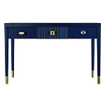 Дизайнерский Письменный стол Elsa Dreams Blue с тремя ящиками варинант исполнения - 5 | Loft Concept в Брянске