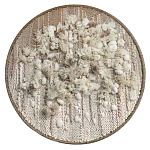 Круглый Вязанный Гобелен Абстракция Breath of Mist Wall Hanging варинант исполнения - 3 | Loft Concept в Брянске