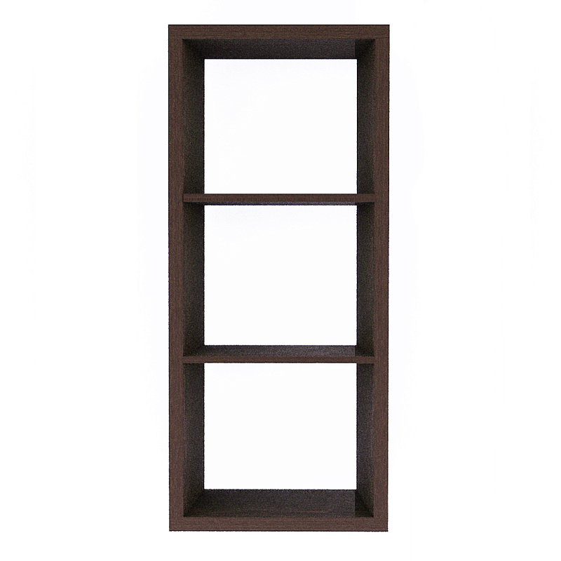 Полка-модуль для книг Primo длина 60 Темный дуб Древесина Черный в Брянске | Loft Concept 