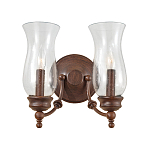 Бра с 2-мя стеклянными плафонами с пузырьками Feiss варинант исполнения - 1 | Loft Concept в Брянске