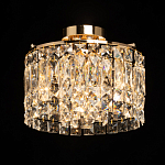 Потолочный светильник круглый с прозрачными подвесками Lunet варинант исполнения - 2 | Loft Concept в Брянске