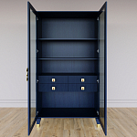 Дизайнерский шкаф витрина Elsa Dreams Blue с 4-мя ящиками варинант исполнения - 5 | Loft Concept в Брянске