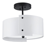 Потолочный светильник круглый светодиодный Semicircular White Panels белый варинант исполнения - 3 | Loft Concept в Брянске