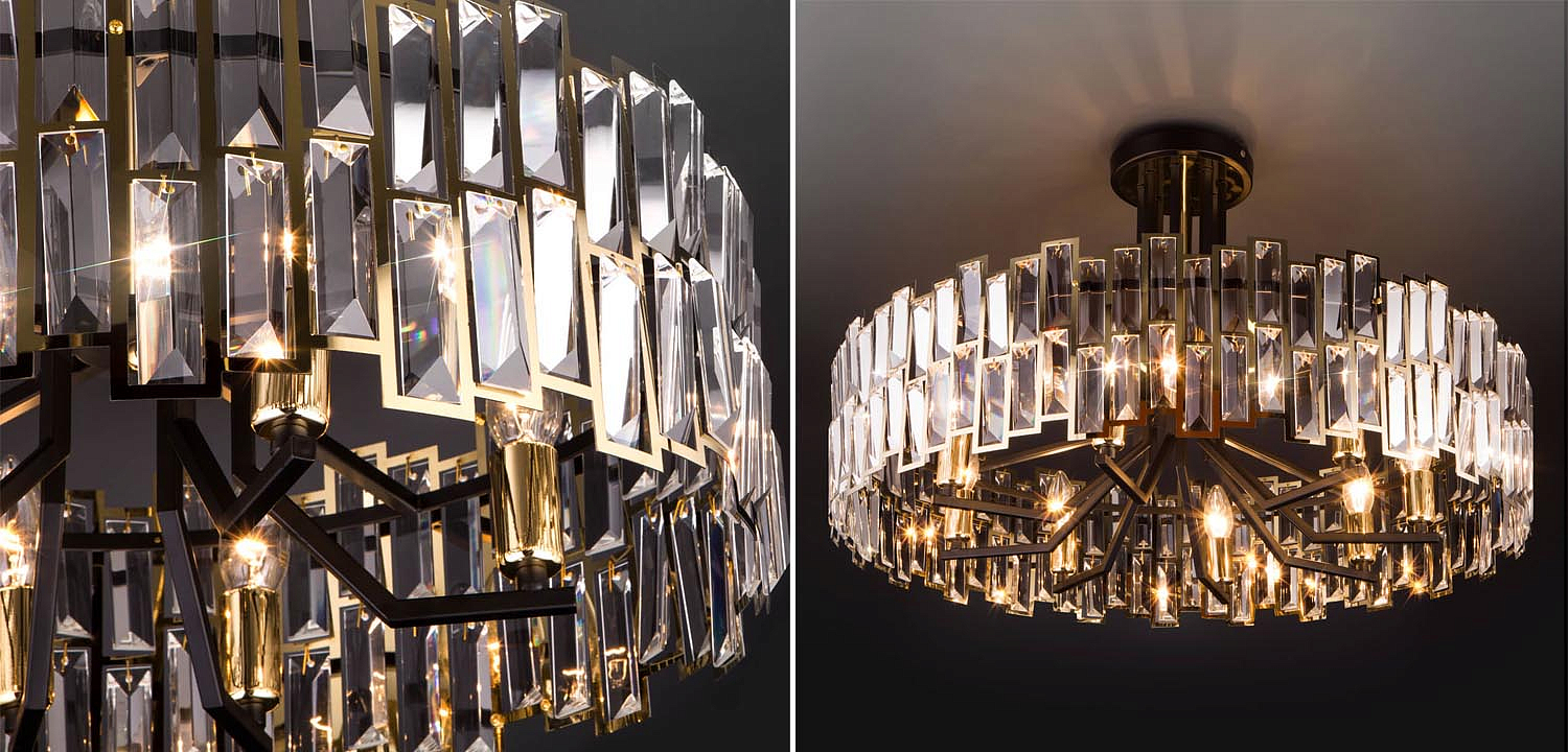 Потолочная люстра Darkness Chandelier gold 71 Потолочная люстра Darkness Chandelier gold 71 - Loft-Concept в Брянске