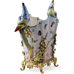 Ваза фарфоровая с попугаями Ferra варинант исполнения - 3 | Loft Concept в Брянске