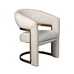 Полукресло Valbonne Chair cream velour варинант исполнения - 2 | Loft Concept в Брянске