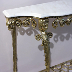 Консоль бронзовая с мраморной столешницей Bronze De Console варинант исполнения - 2 | Loft Concept в Брянске