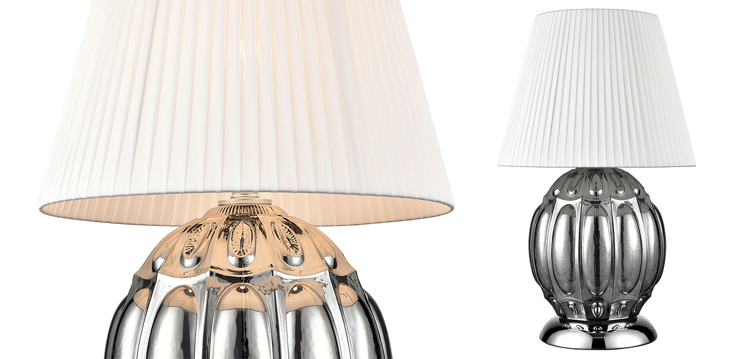 Настольная лампа ХРОМ Hailey Chrome Table Lamp - Loft-Concept в Брянске