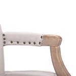 Кресло Aubrey Classical Armchair beige flax варинант исполнения - 4 | Loft Concept в Брянске
