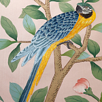 Обои ручная роспись Amazonia Florence Pink dyed silk варинант исполнения - 7 | Loft Concept в Брянске