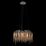 Люстра подвесная круглая с изогнутыми металлическими дугами и ниспадающими цепочками 65 см Atlantis Chain варинант исполнения - 11 | Loft Concept в Брянске