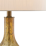 Настольная лампа с тканевым абажуром в форме цилиндра Thin Neck варинант исполнения - 1 | Loft Concept в Брянске