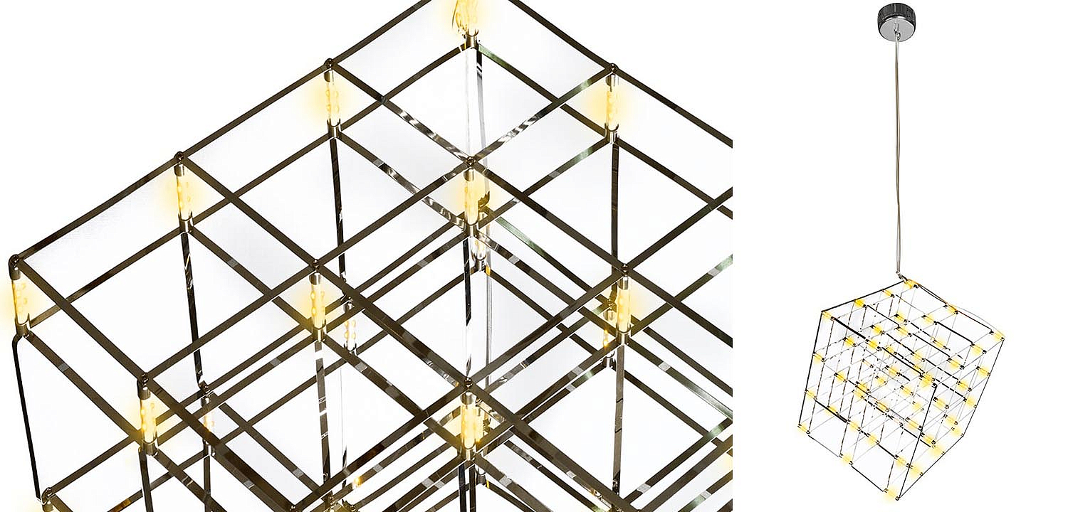 Люстра Moooi Tesseract Yellow lamp S Люстра Moooi Tesseract Yellow lamp S - Loft-Concept в Брянске