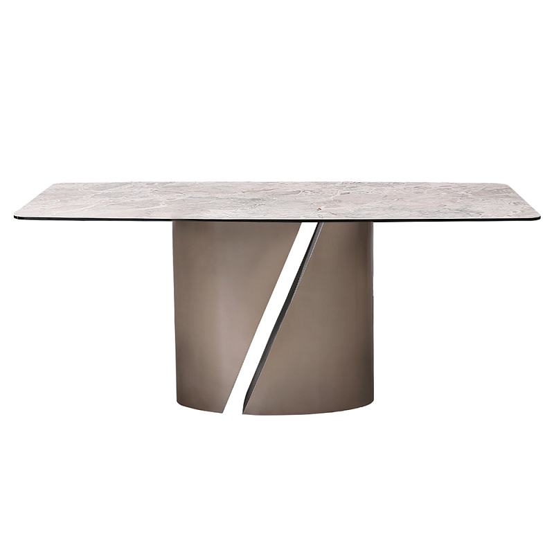 Стол обеденный керамический серый Servorios  в Брянске | Loft Concept 