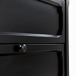 Комод с 3-мя ящиками черный Silva Black Chest of Drawers варинант исполнения - 6 | Loft Concept в Брянске