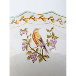 Ваза из голубого фарфора с рисунком птиц и цветов и декоративными элементами Blue Garden варинант исполнения - 5 | Loft Concept в Брянске