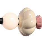 Подвесной светильник линейный с керамическими элементами 24W LED Fragrant Light варинант исполнения - 6 | Loft Concept в Брянске