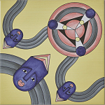 Плитка дизайнерская с узором Дива варинант исполнения - 4 | Loft Concept в Брянске