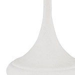 Настольная лампа с декором в виде белого цветка магнолии на каркасе и черным абажуром White Magnolia варинант исполнения - 1 | Loft Concept в Брянске