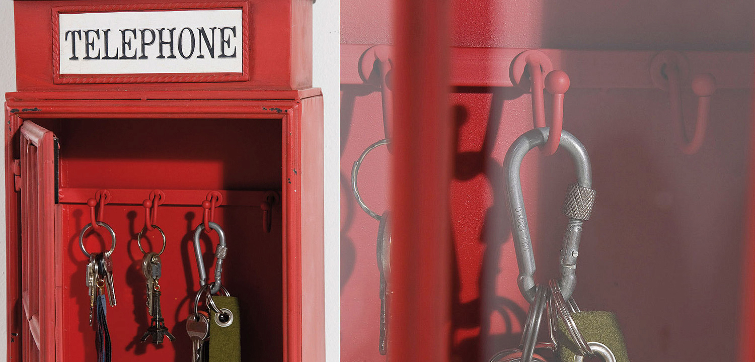 Ключница Red Telephone Box - Loft-Concept в Брянске