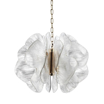 Люстра с крупными рельефным декором в виде лепестков 60 см Ethereal Bloom варинант исполнения - 1 | Loft Concept в Брянске