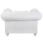 Кресло низкое с мягкой обивкой из велюра на 4-х ножках из массива березы Sophie Armchair white варинант исполнения - 3 | Loft Concept в Брянске