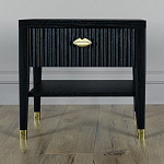 Прикроватная тумбочка с ящиком Elsa Dreams Black варинант исполнения - 5 | Loft Concept в Брянске