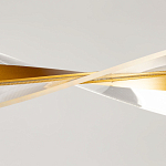 Люстра линейная с изогнутым плафоном Wave Line варинант исполнения - 8 | Loft Concept в Брянске