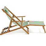 Шезлонг из акации и ткани Venezuela варинант исполнения - 6 | Loft Concept в Брянске