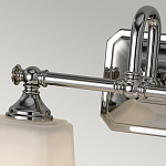 Бра для ванных комнат с квадратными матовыми плафонами на основании цвета хром Feiss варинант исполнения - 3 | Loft Concept в Брянске