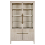 Витрина Primo со стеклянными фасадами и буфетом шпон Светлый дуб варинант исполнения - 1 | Loft Concept в Брянске