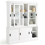 Витрина из массива сосны Cobbett White Wood Showcase варинант исполнения - 4 | Loft Concept в Брянске