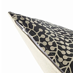 Подушка декоративная черного цвета Blossom Essence Grace варинант исполнения - 3 | Loft Concept в Брянске