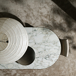 Дизайнерский рабочий стол из металла BLEVIO Table варинант исполнения - 7 | Loft Concept в Брянске