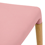 Пластиковый стул на ножках из массива бука Ferret Pink варинант исполнения - 7 | Loft Concept в Брянске