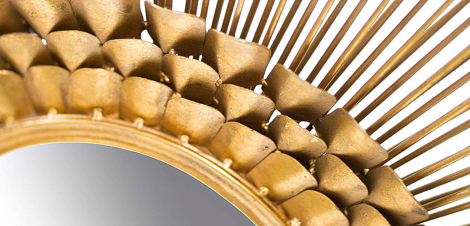 Зеркало-солнце Golden Petals Mirror Sun Зеркало-солнце Golden Petals Mirror Sun - Loft-Concept в Брянске