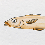 Плитка с узором Рыба Русалка варинант исполнения - 5 | Loft Concept в Брянске