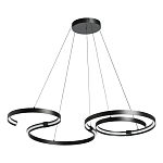 Люстра подвесная светодиодная в виде волнообразной ленты Ribbon Vortex варинант исполнения - 2 | Loft Concept в Брянске