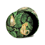 Пуф Leopards in the ferns варинант исполнения - 3 | Loft Concept в Брянске